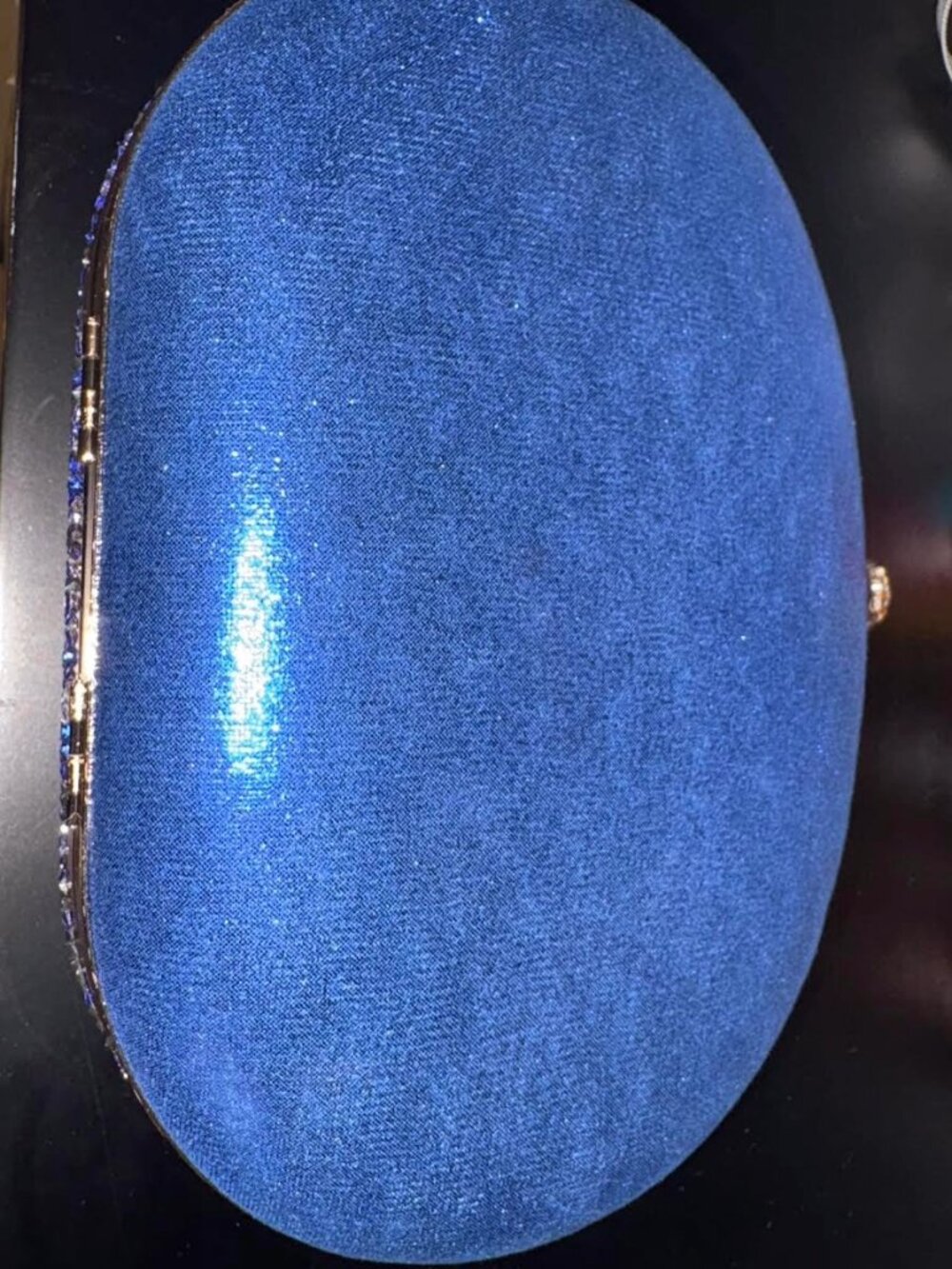 Women's Evening Bag Sparkly Rhinestone Clutch Purse - Picture 2 of 7